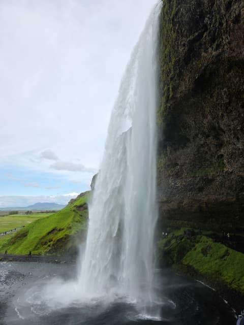 Seljalandsfoss seen from the side path